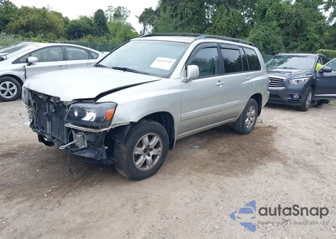 2004 Toyota Highlander V6 из США, поврежденный, VIN JTEEP21A840005436